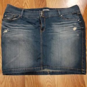 Size 26 Torrid Jean Skirt
